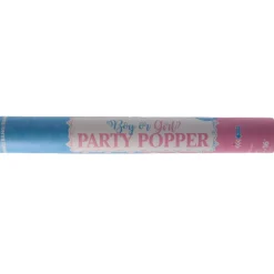 Party popper gender reveal - roze
