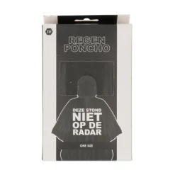 Poncho Radar zwart/wit
