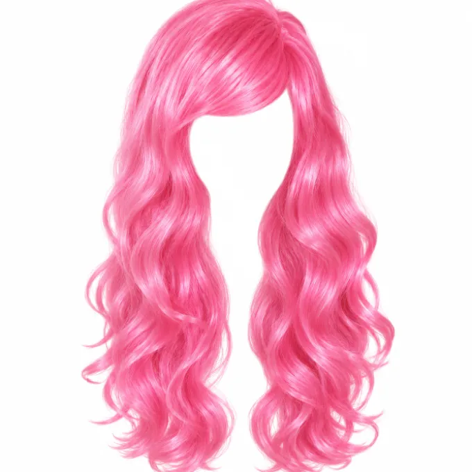 Pruik Sweet shelly roze