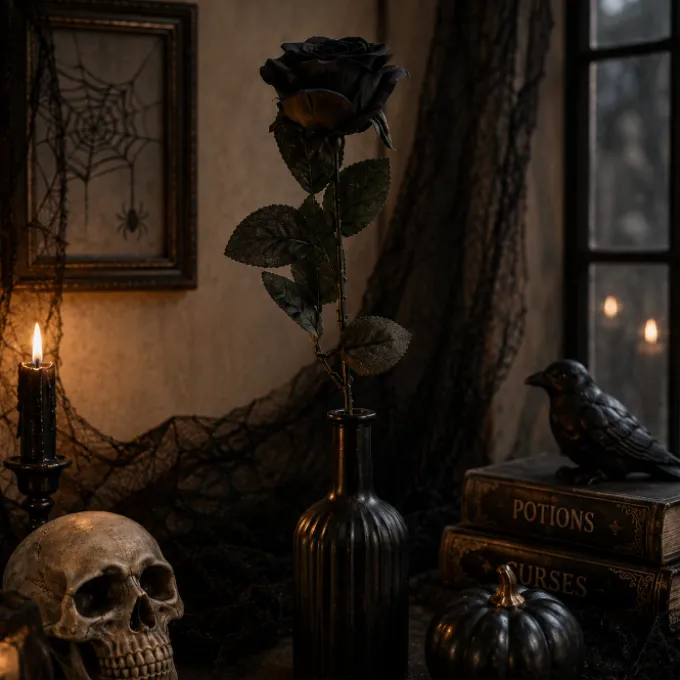 Roos Halloween zwart