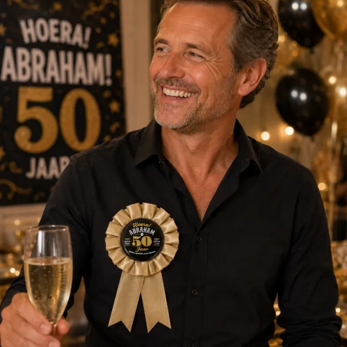 Rozet Abraham 50 jaar