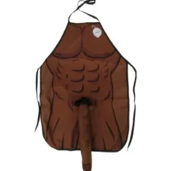 Schort man piemel bruin XL
