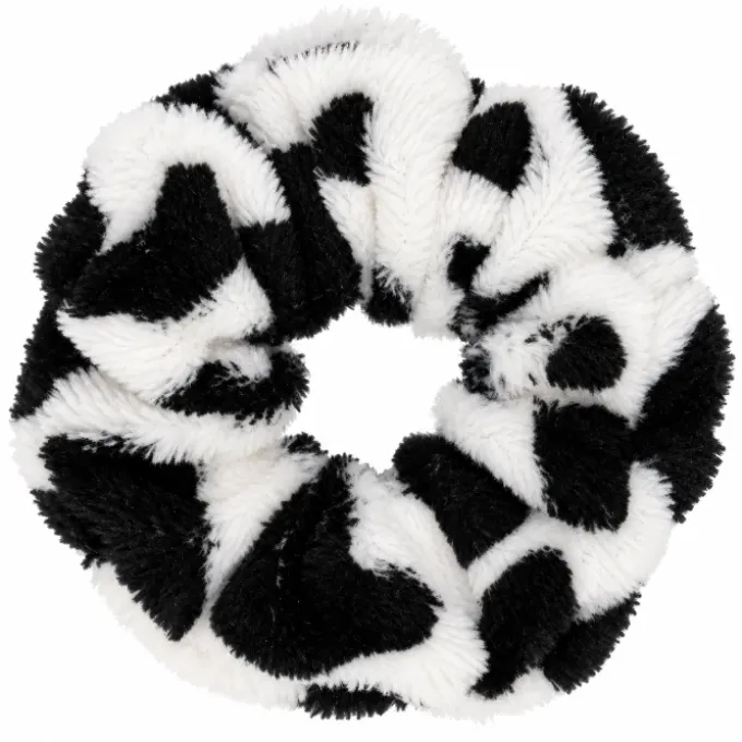 Scrunchie koeienprint zacht