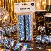 Serpentine metallic zilver 2 stuks