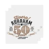 Servetten Abraham 50 jaar - 20 stuks