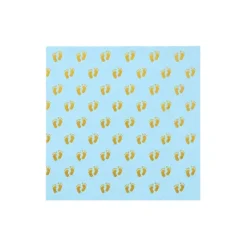 Servetten geboorte jongen blauw 33x33 cm - 20 stuks