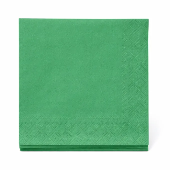 Servetten groen 33x33 cm - 20 stuks
