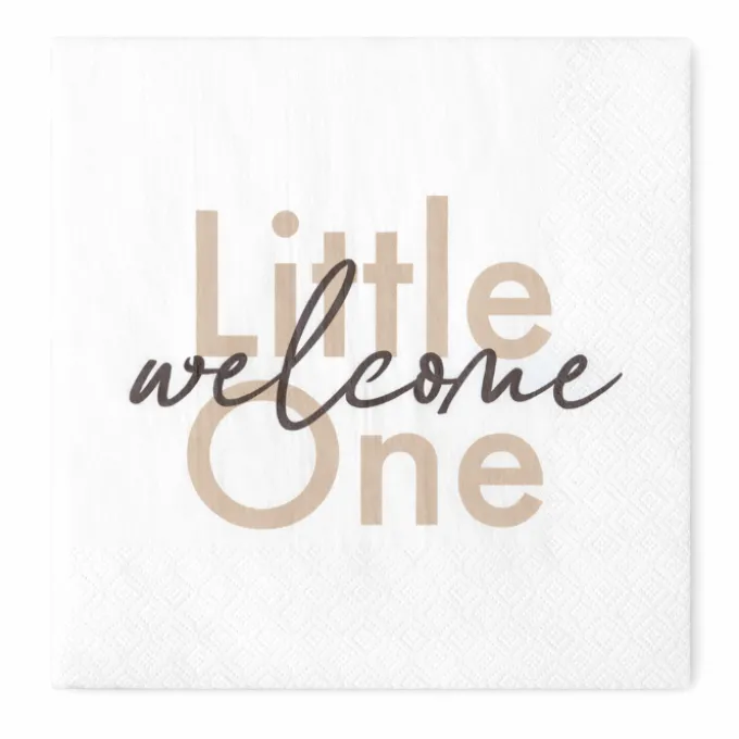 Servetten Welcome little one 33x33 cm - 20 stuks