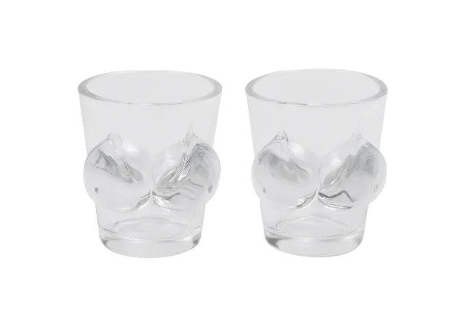 Shotglazen borsten - 2 stuks