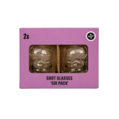 Shotglazen Sixpack - 2 stuks