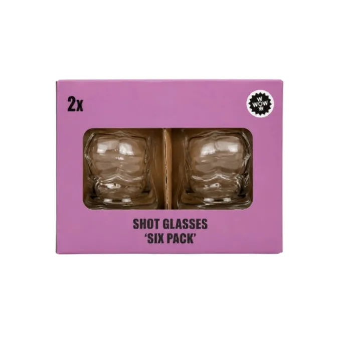 Shotglazen Sixpack - 2 stuks