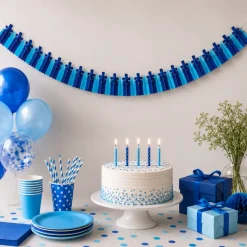 Slinger babyfles blauw