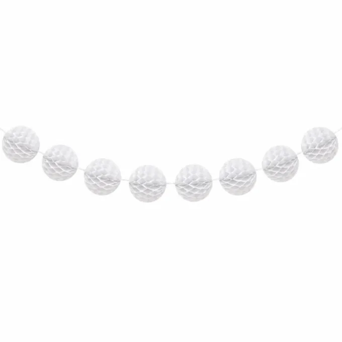 Slinger honeycomb wit 2,5m 8 stuks
