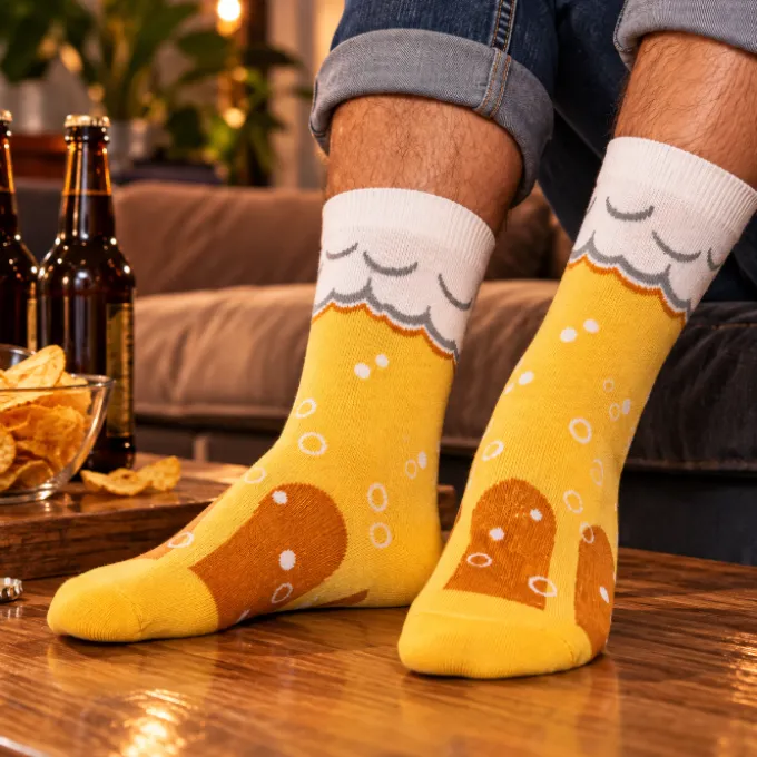 Sokken - funny bier - maat 40-45