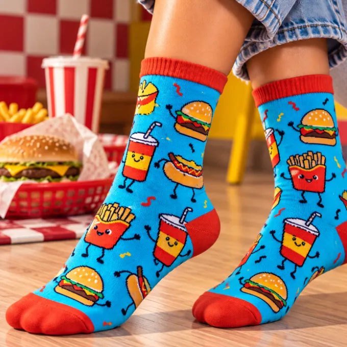 Sokken - funny fast food - maat 36-41