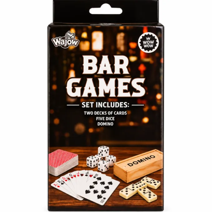 Spel Bar games speelkaarten dobbelstenen domino