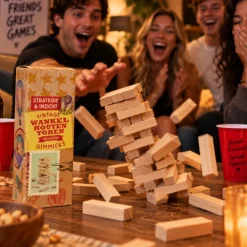 Spel Wankele Houten Toren