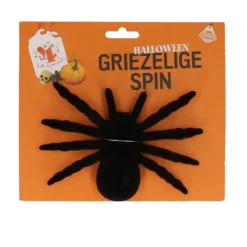 Spin Halloween griezelig zwart