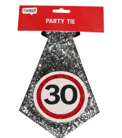Stropdas verkeersbord 30 jaar