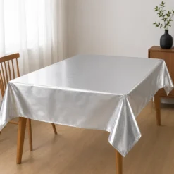 Tafelkleed zilver 274 x 137cm