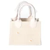Tas crochet beige