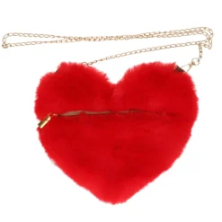 Tas hart fluffy rood