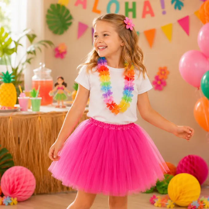 Tutu donkerroze one size