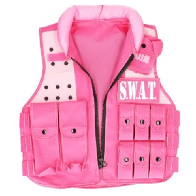 Vest SWAT roze maat M