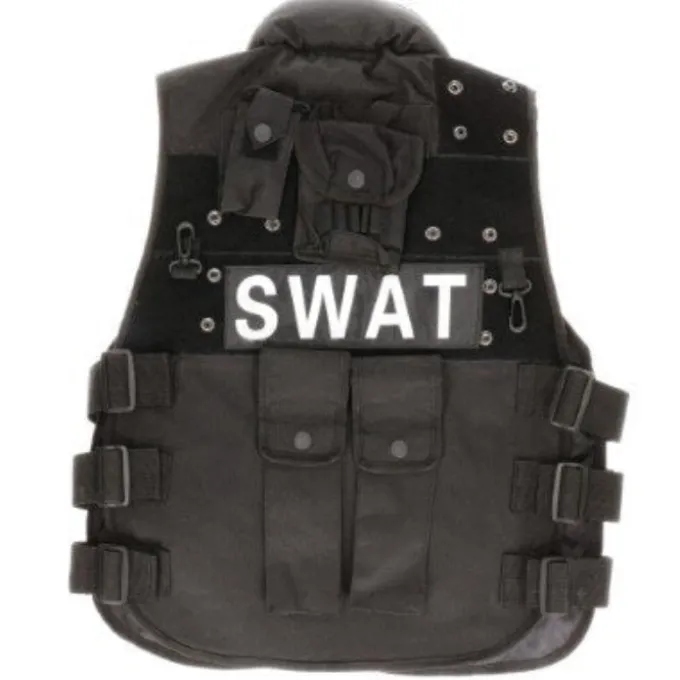 Vest SWAT zwart XL
