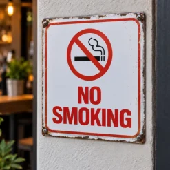 Vintage Sign No Smoking
