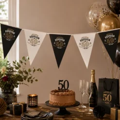 Vlaggenlijn Abraham 50 jaar - 4m