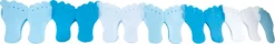 Vlaggenlijn Babyvoetjes blauw - 3m