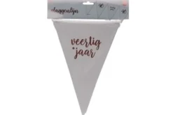 Vlaggenlijn 40 jaar roségoud - 4m