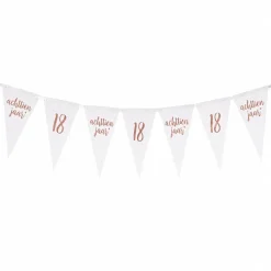 Vlaggenlijn 18 jaar roségoud 4m