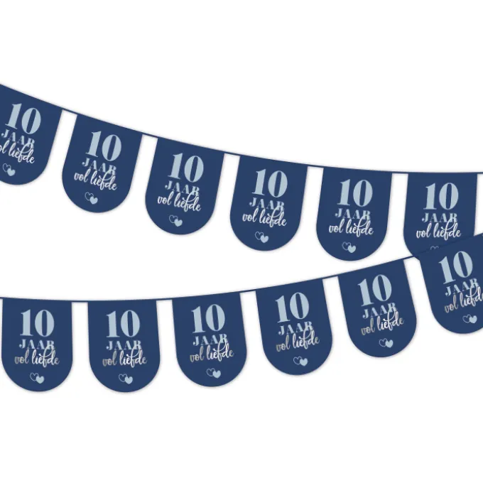 Vlaggenlijn 10 jaar Vol Liefde - 5 meter