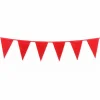 Vlaggenlijn rood - 10m (20 vlaggen)