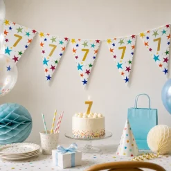 Vlaggenlijn Sterren 7 jaar - 6 meter