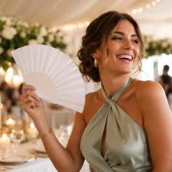 Waaier wit
