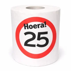 WC rol verkeersbord 25 jaar