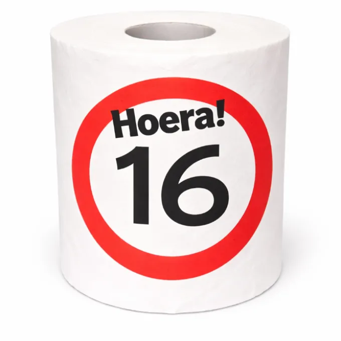 WC rol verkeersbord 16 jaar