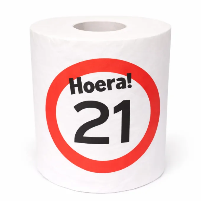 WC rol verkeersbord 21 jaar