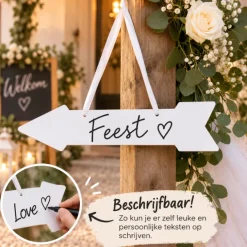 Wegwijzers beschrijfbaar - 5 stuks
