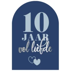 Welkomstbord 10 jaar Vol Liefde