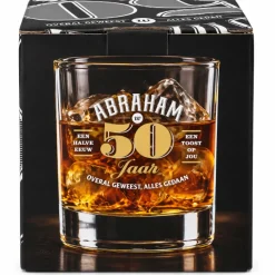 Whiskeyglas Abraham 50 jaar goud