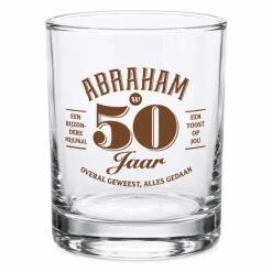 Whiskeyglas Abraham 50 jaar goud