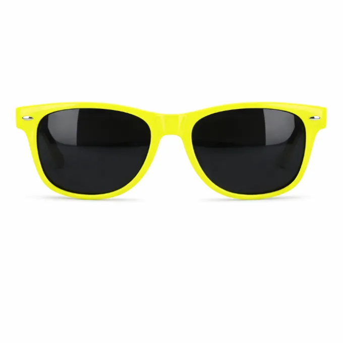 Zonnebril neon geel